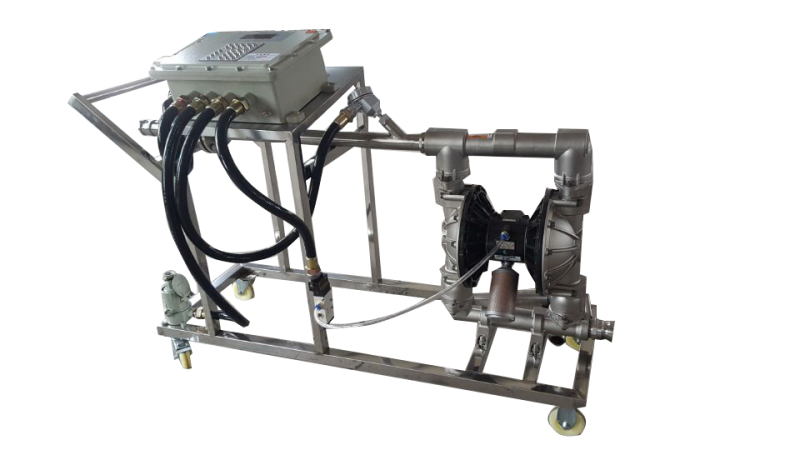 防爆灌裝大桶計(jì)量車(chē)(氣動(dòng)隔膜泵)